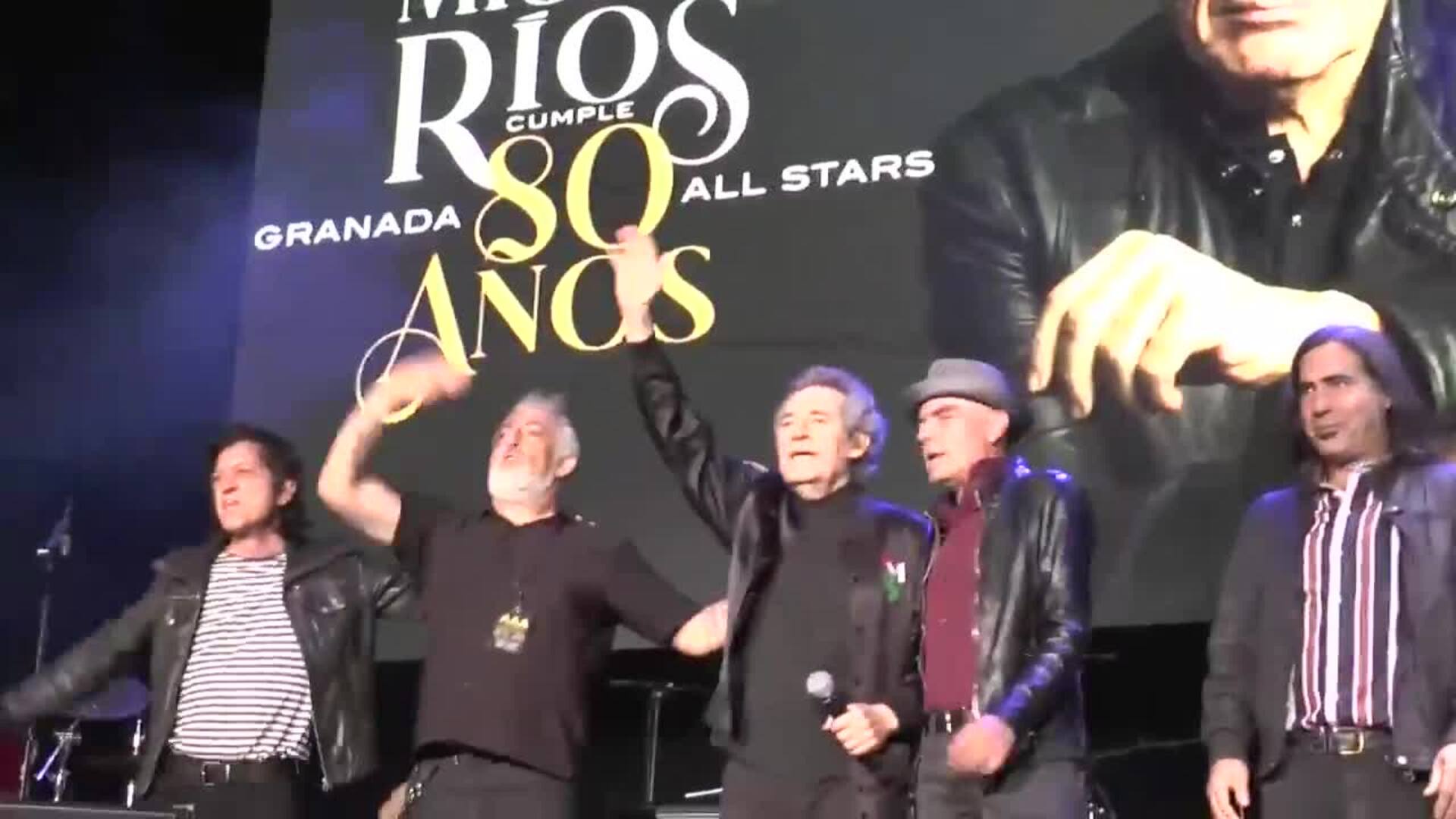 El roquero español Miguel Ríos celebra 80 años de vida con música y amigos