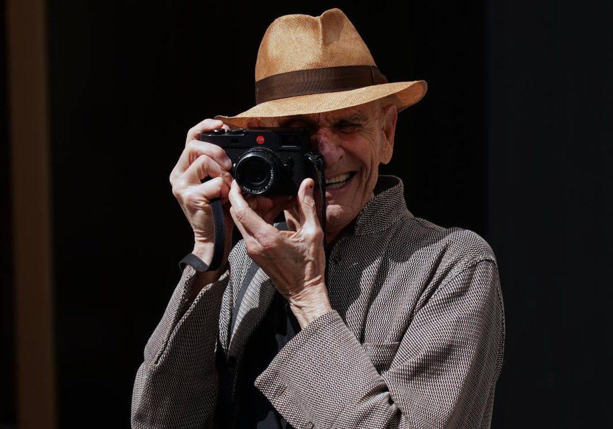 Joel Meyerowitz, esta mañana en Málaga