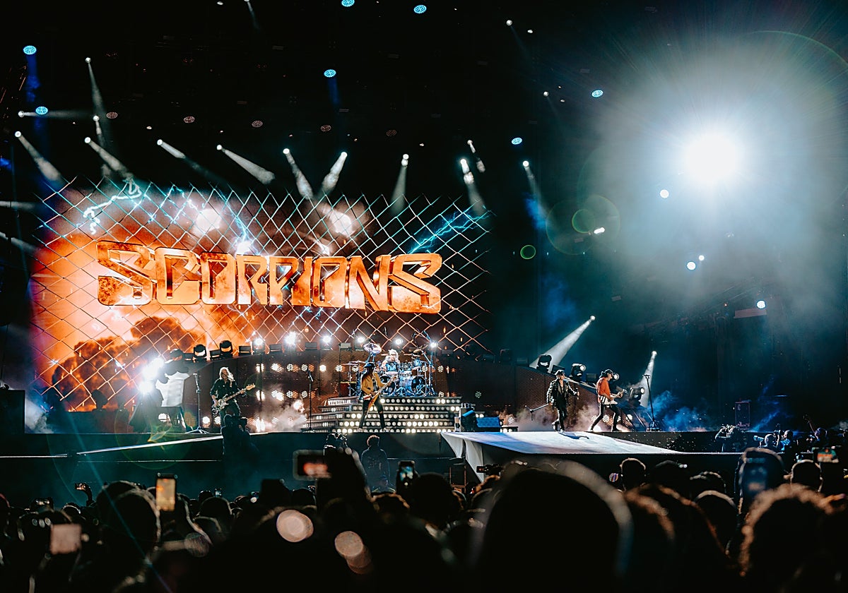 Scorpions en el escenario