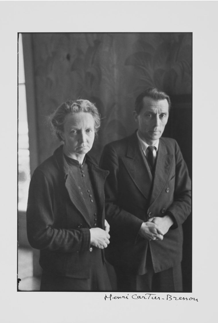 Henri Cartier-Bresson. Francia. Irène y Frédéric Joliot-Curie, 1944