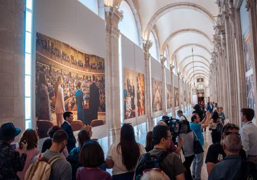 El Palacio Real celebra los diez años de reinado de Felipe VI con una exposición en la galería del Príncipe