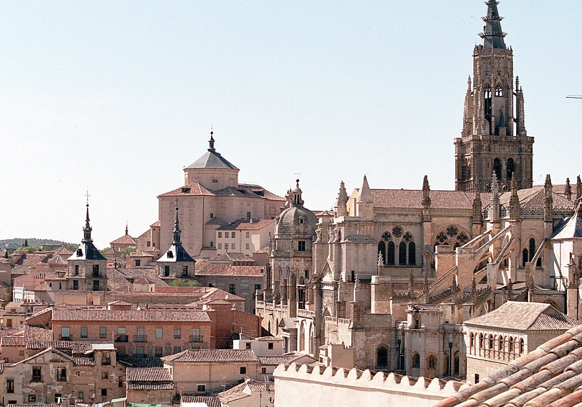 Panorámica de la catedral de Toledo