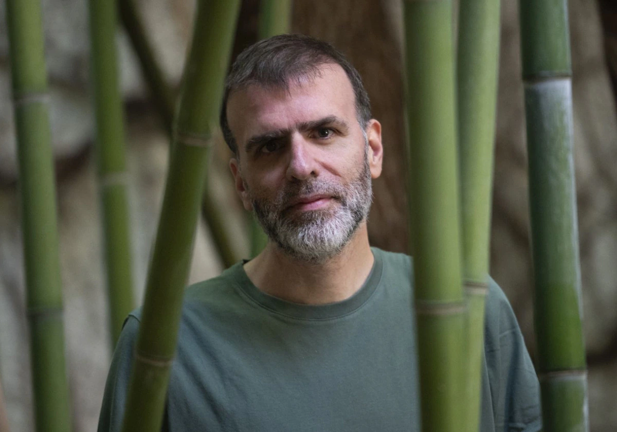 El escritor Nicolás Giacabone, fotografiado en Barcelona