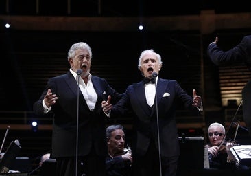 Plácido Domingo y José Carreras deslumbran a Atenas en un concierto «histórico»