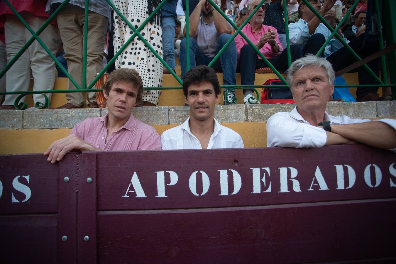 Un momento de la tarde de toros que brindó este viernes en La Línea el torero Borja Jiménez