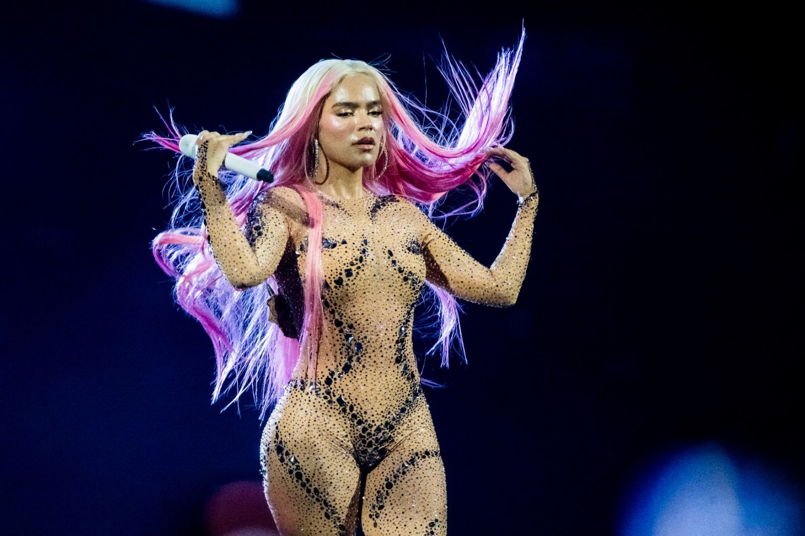 El concierto de Karol G en el Bernabéu, en imágenes