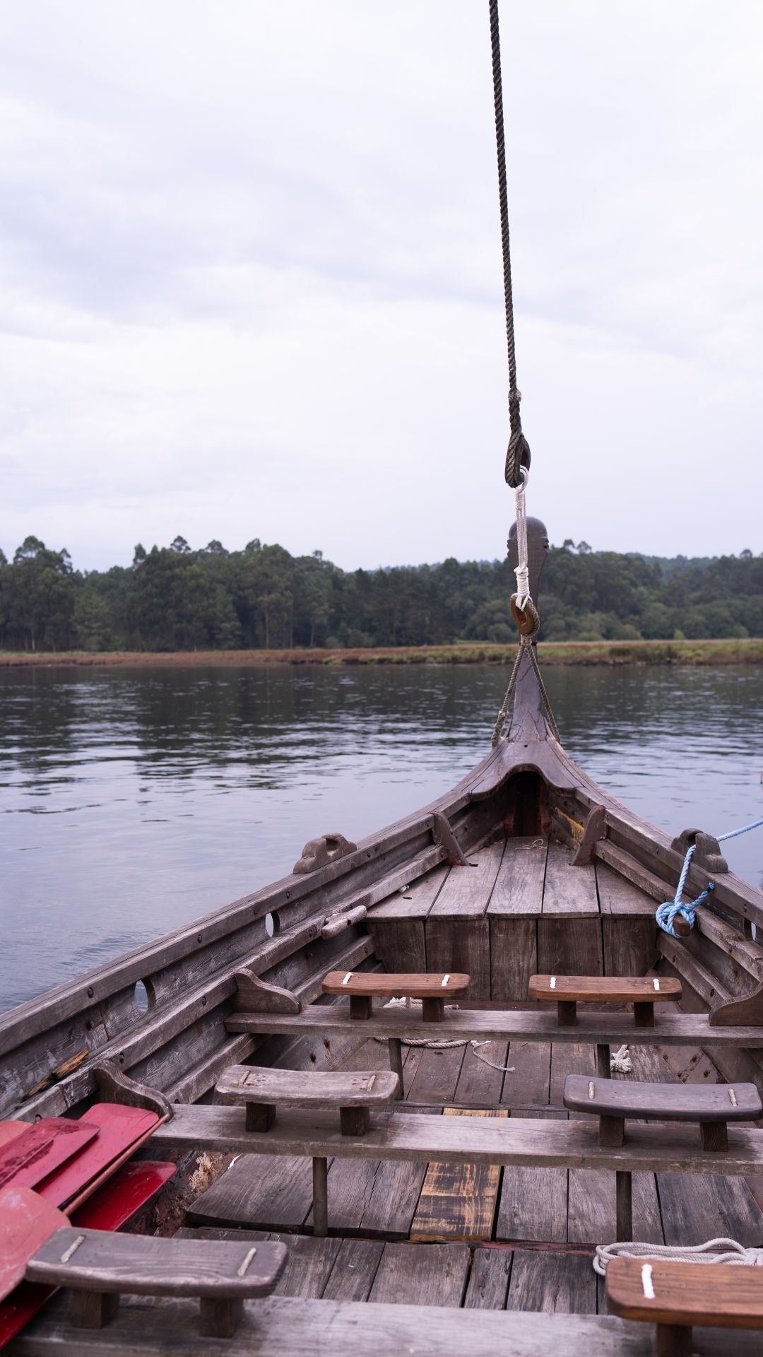 En el Ulla todo está preparado para el desembarco vikingo