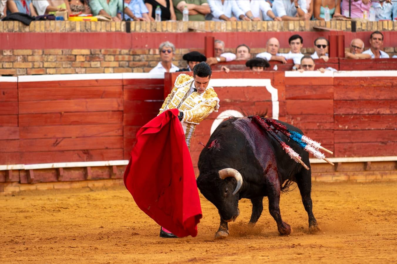 La corrida de Talavante, Ortega y Roca Rey de las Colombinas, en imágenes
