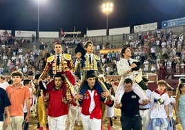 La terna a hombros en San Sebastián de los Reyes