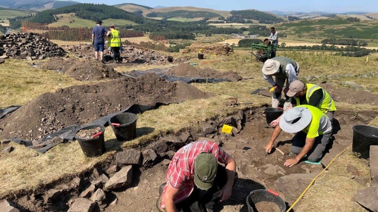 Excavaciones en Drumelzier