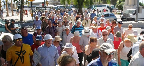 Turismo masivo en Málaga