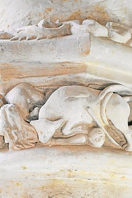 Un testimonio románico del toreo a pie