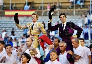 Toreo grande en La Glorieta de tres toreros en plena sazón