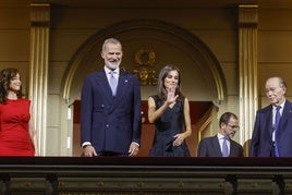 Los Reyes presiden la inauguración de la temporada del Teatro Real