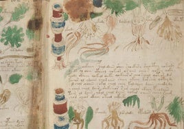 Nuevos escaneos revelan escritura oculta en el manuscrito Voynich