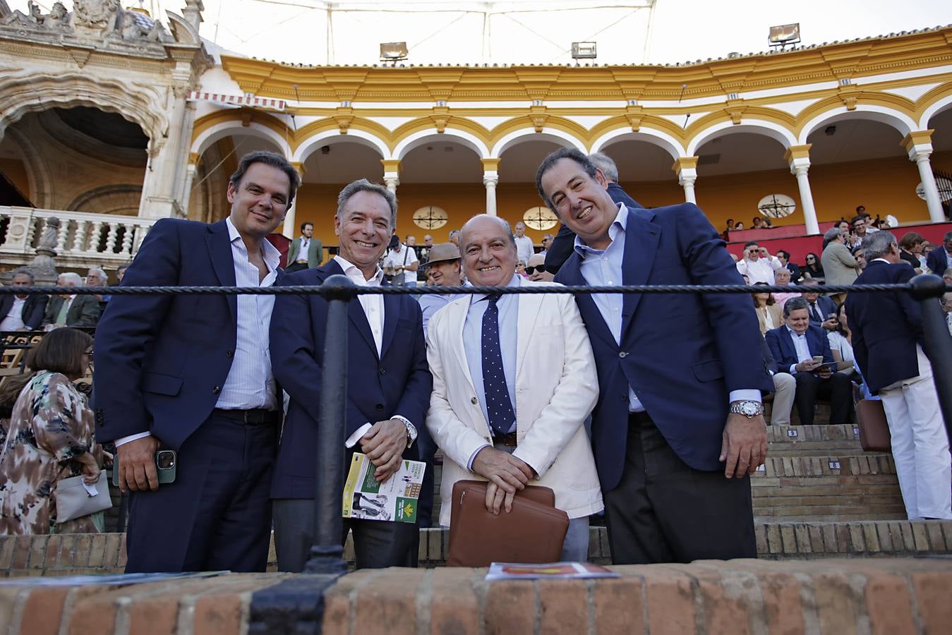 José Luis de Prado, Manuel Santacruz, Luis Miguel Martín Rubio y Javier García Carranza