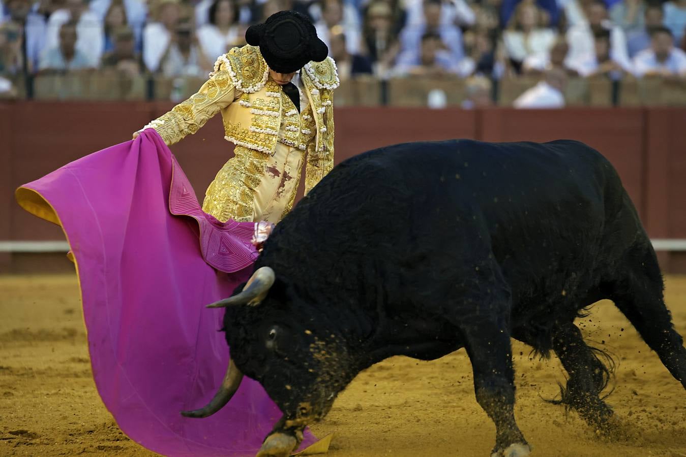 Borja Jiménez, en la segunda corrida de la Feria de San Miguel de Sevilla 2024