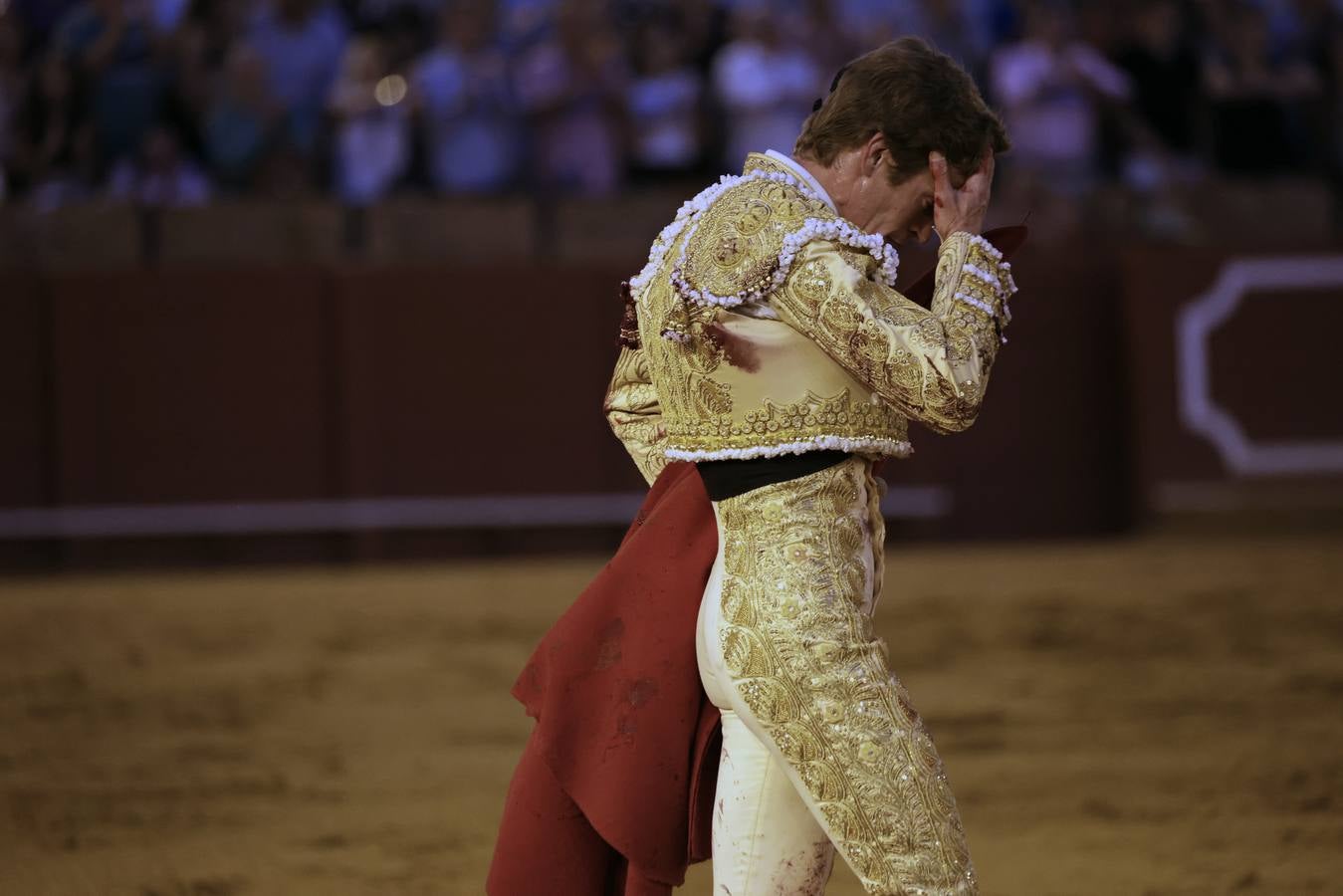 Borja Jiménez, en la segunda corrida de la Feria de San Miguel de Sevilla 2024