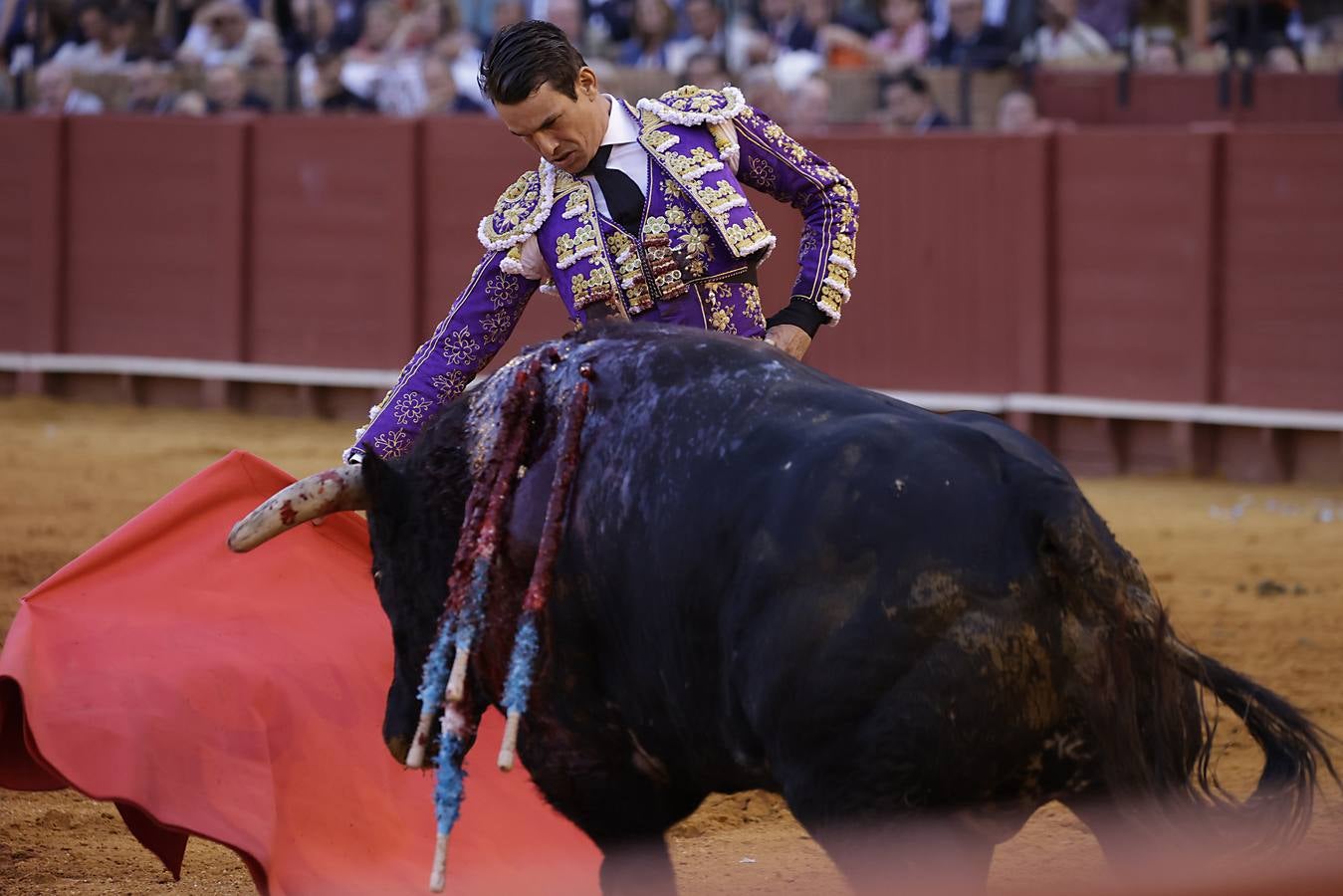 José María Manzanares, en la segunda corrida de la Feria de San Miguel de Sevilla 2024