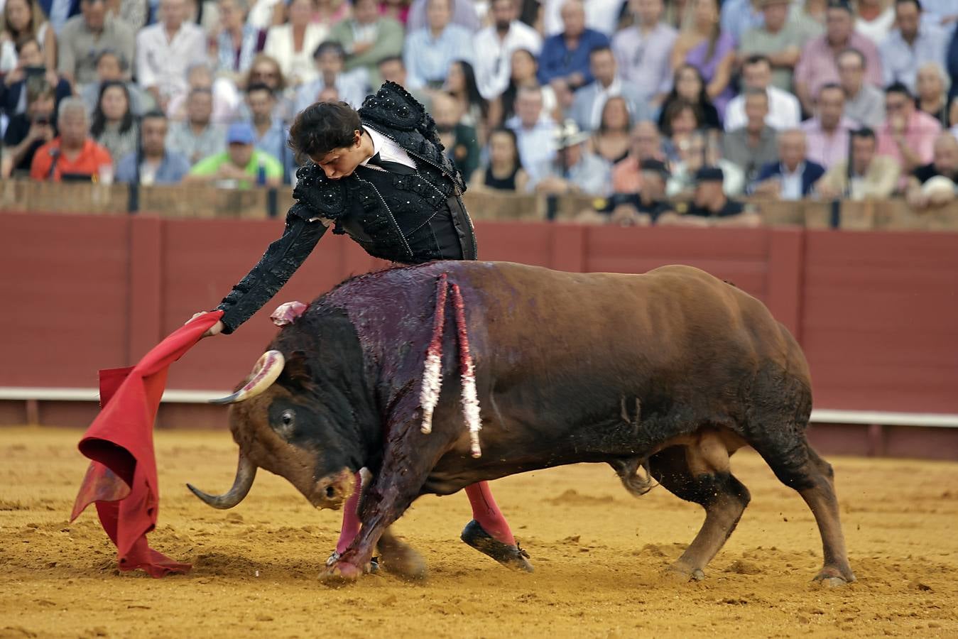 Roca Rey, en la segunda corrida de la Feria de San Miguel de Sevilla 2024