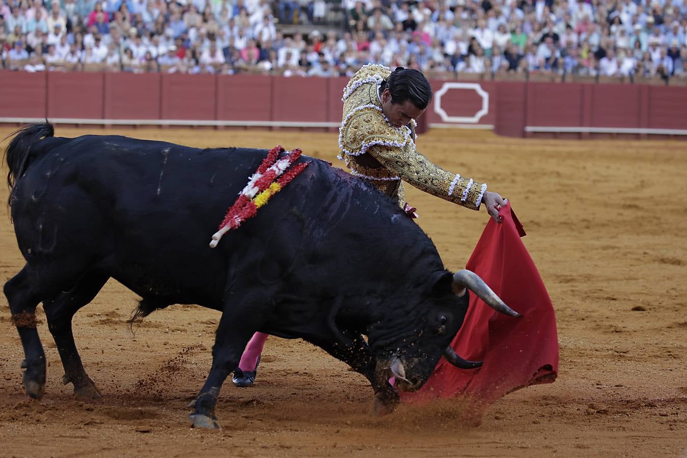 Juan Ortega, en la tercera corrida de la Feria de San Miguel de Sevilla 2024