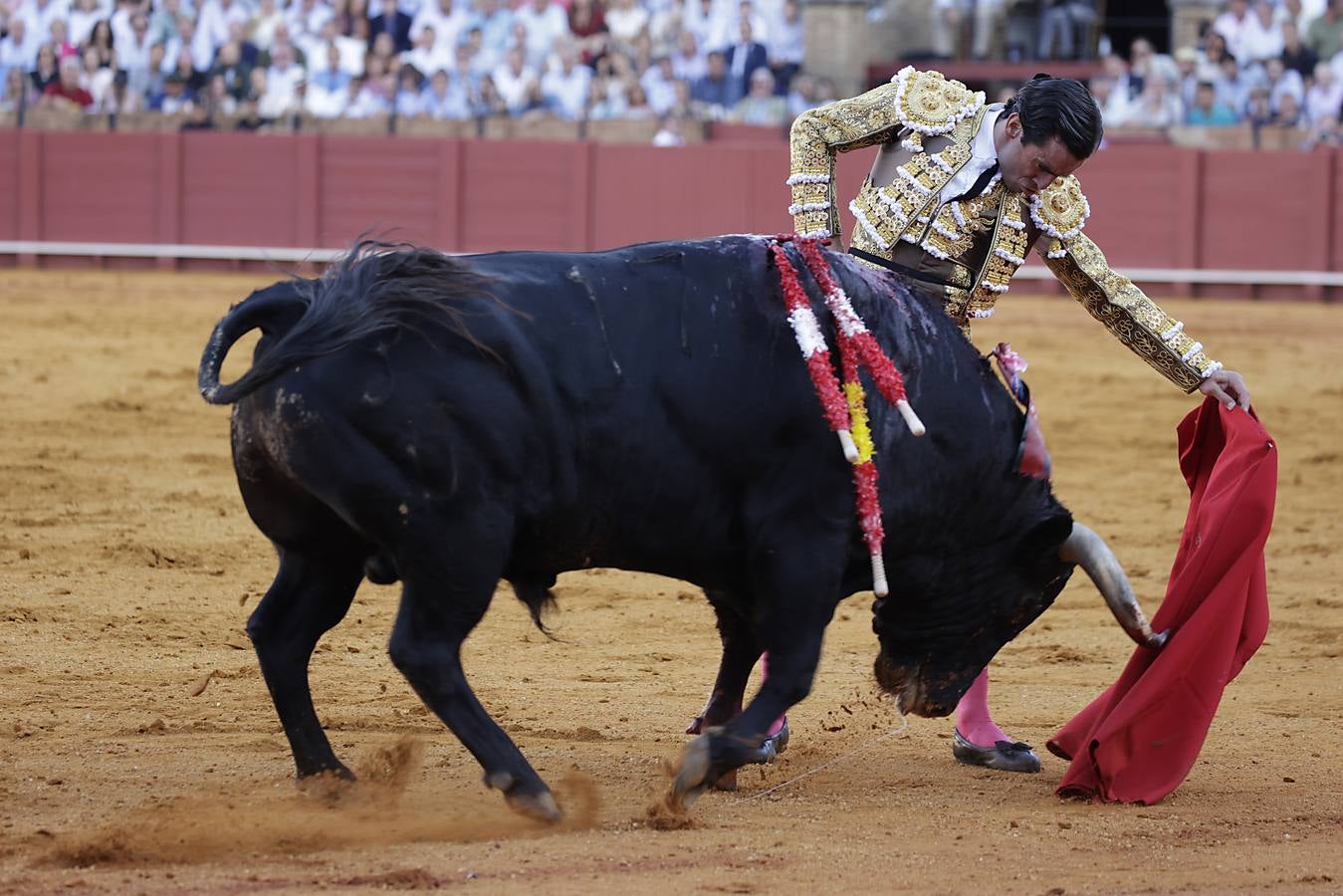 Juan Ortega, en la tercera corrida de la Feria de San Miguel de Sevilla 2024