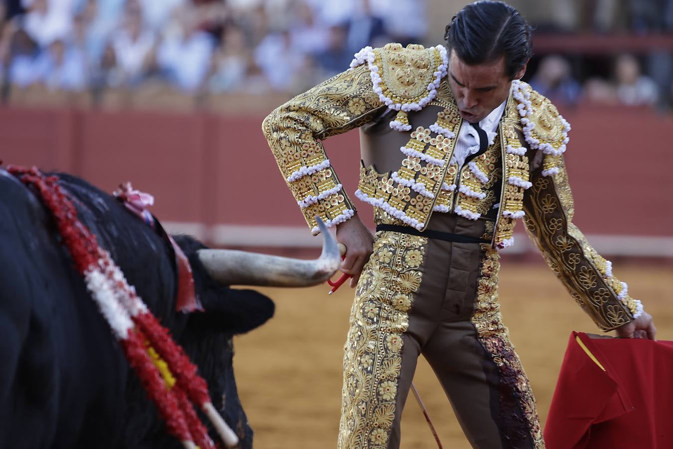 Juan Ortega, en la tercera corrida de la Feria de San Miguel de Sevilla 2024