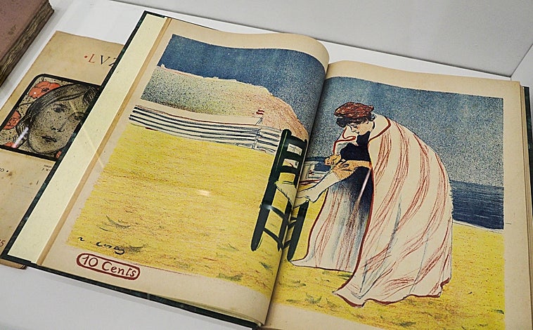 Imagen principal - En las imágenes, algunas de las propuestas bibliográficas de la muestra