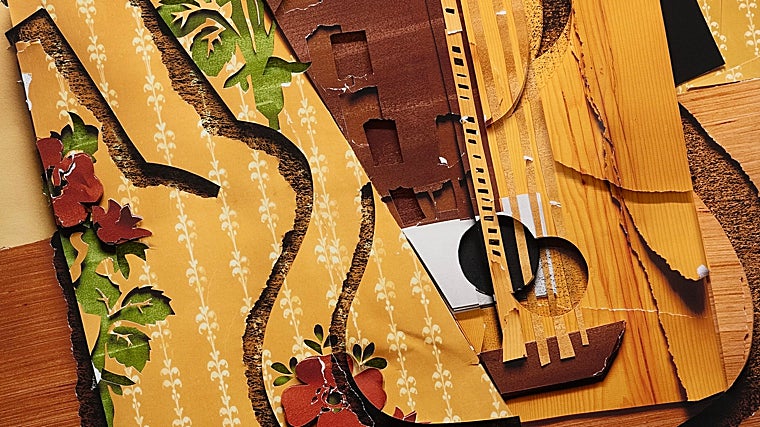'Guitar after Juan Gris', de Vik Muniz