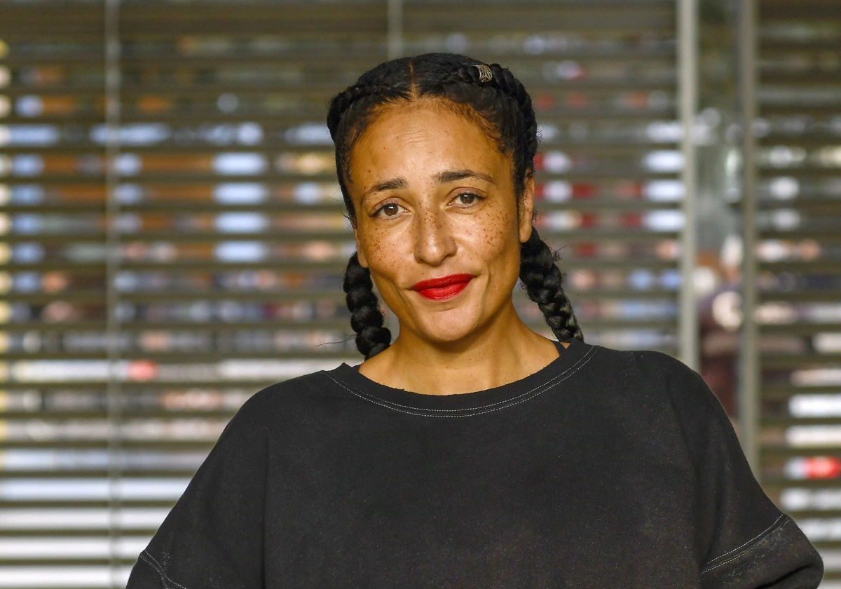 Zadie Smith, fotografiada ayer en Barcelona