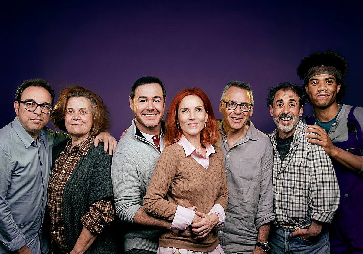 Los actores, el autor y el director de 'Turisme rural'