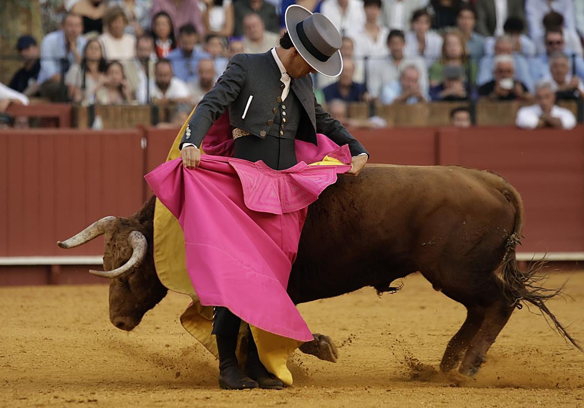 Pablo Aguado, en el festival celebrado en 2023 en la Maestranza