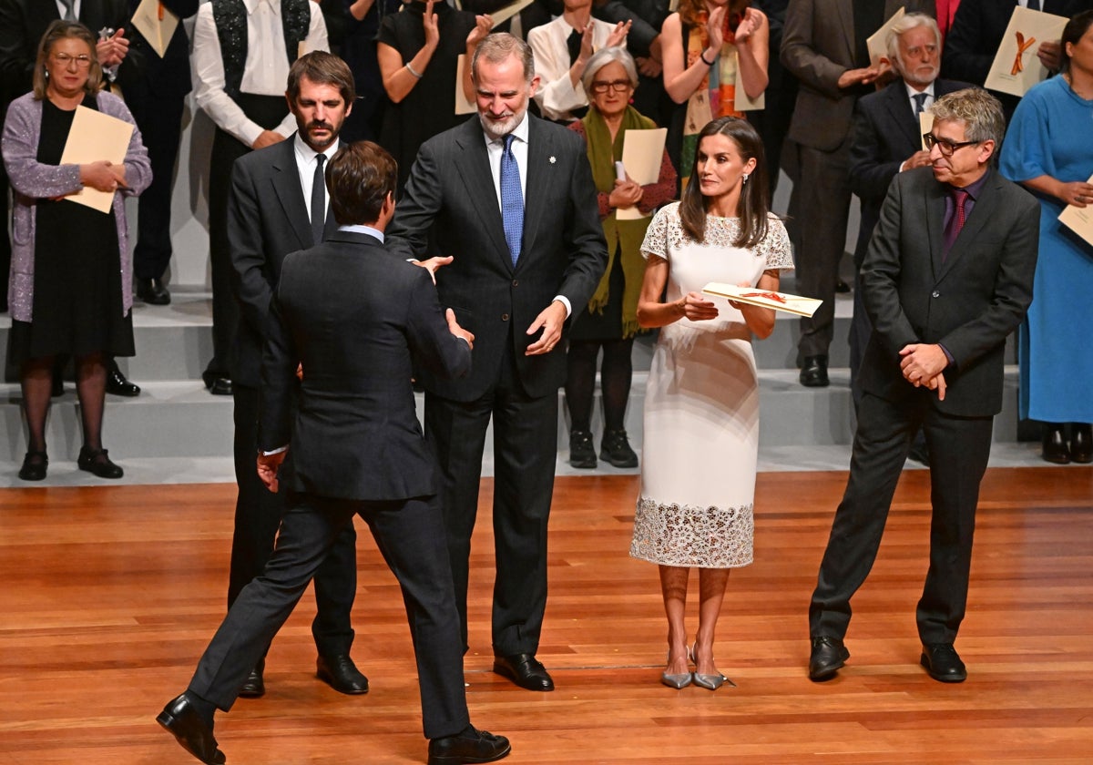 El Juli, durante la entrega del galardón