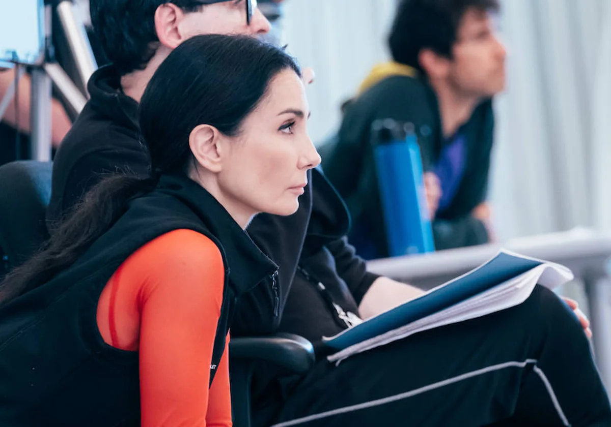 Tamara Rojo, durante un ensayo de su compañía