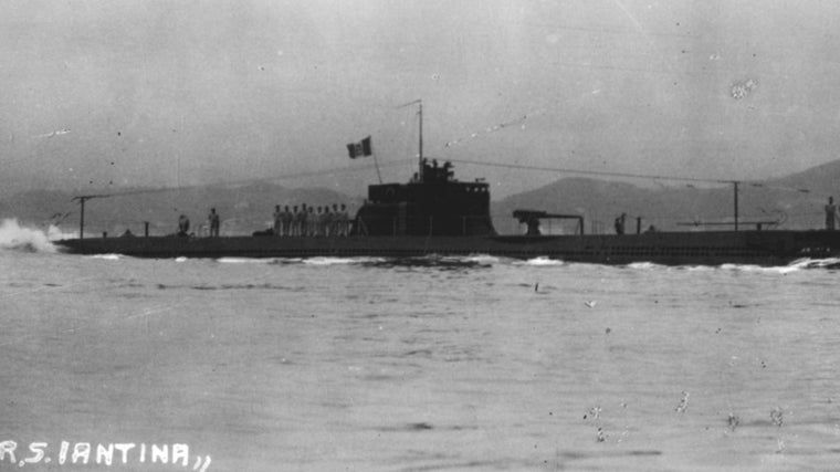 El submarino italiano 'Jantina', en una imagen de archivo