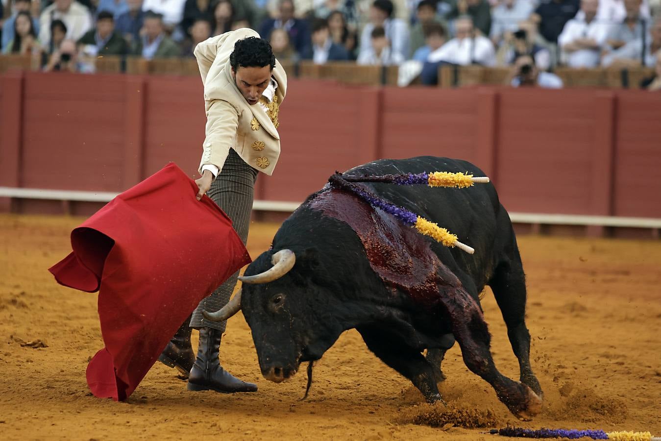 Imágenes del festival taurino a beneficio de Los Gitanos y que ha contado con la presencia de Curro Romero en los tendidos