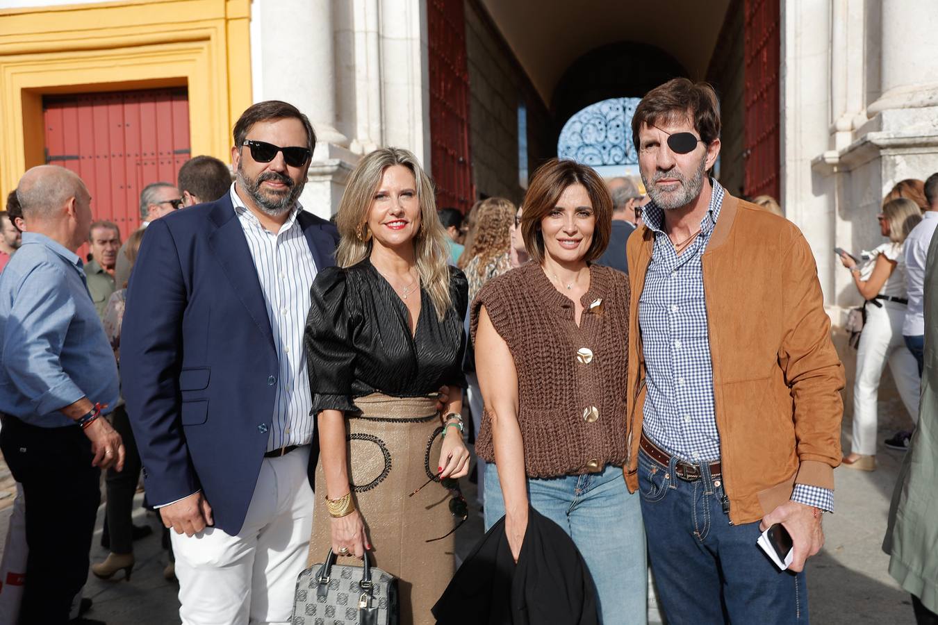 Doctor García Perla y Macarena Muñoz, junto al maestro Padilla y María López de Mendoza