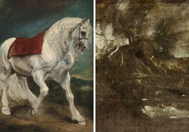 El 'Caballo andaluz', de Van Dyck, esconde una sorpresa