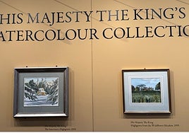 Las acuarelas de Carlos III, Rey del Reino Unido y pintor