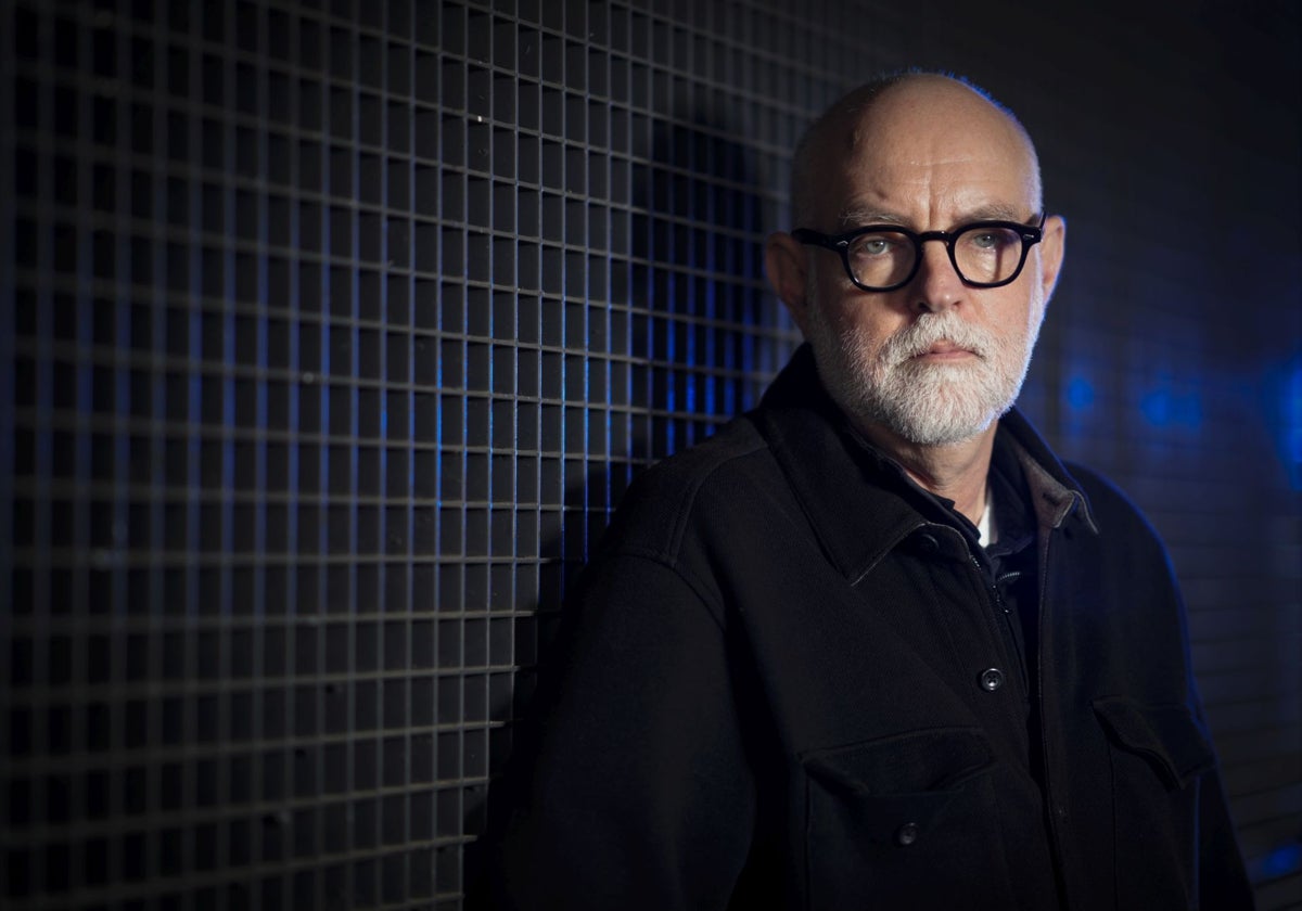 Daniel Clowes, en la azotea del Museo Reina Sofía