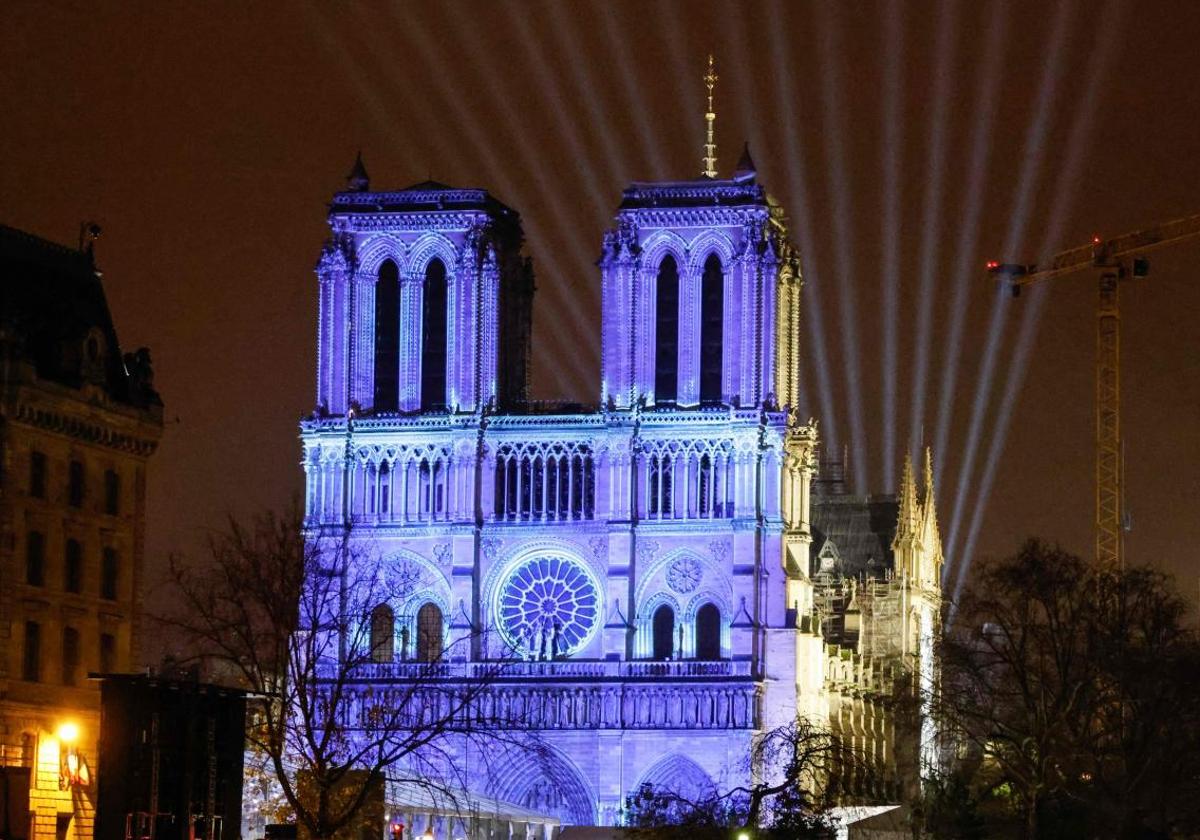 Vista aérea de Notre Dame