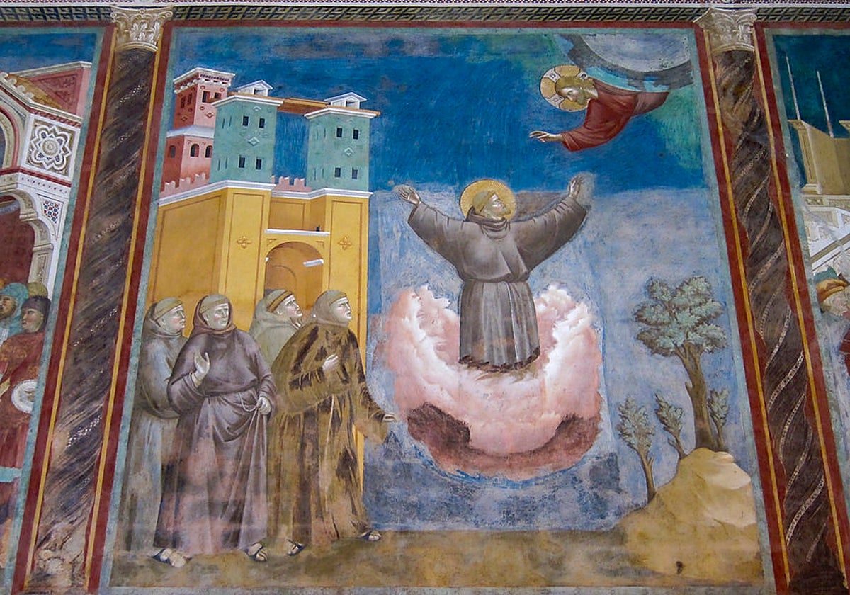 'Éxtasis de San Francisco', obra del pintor florentino Giotto