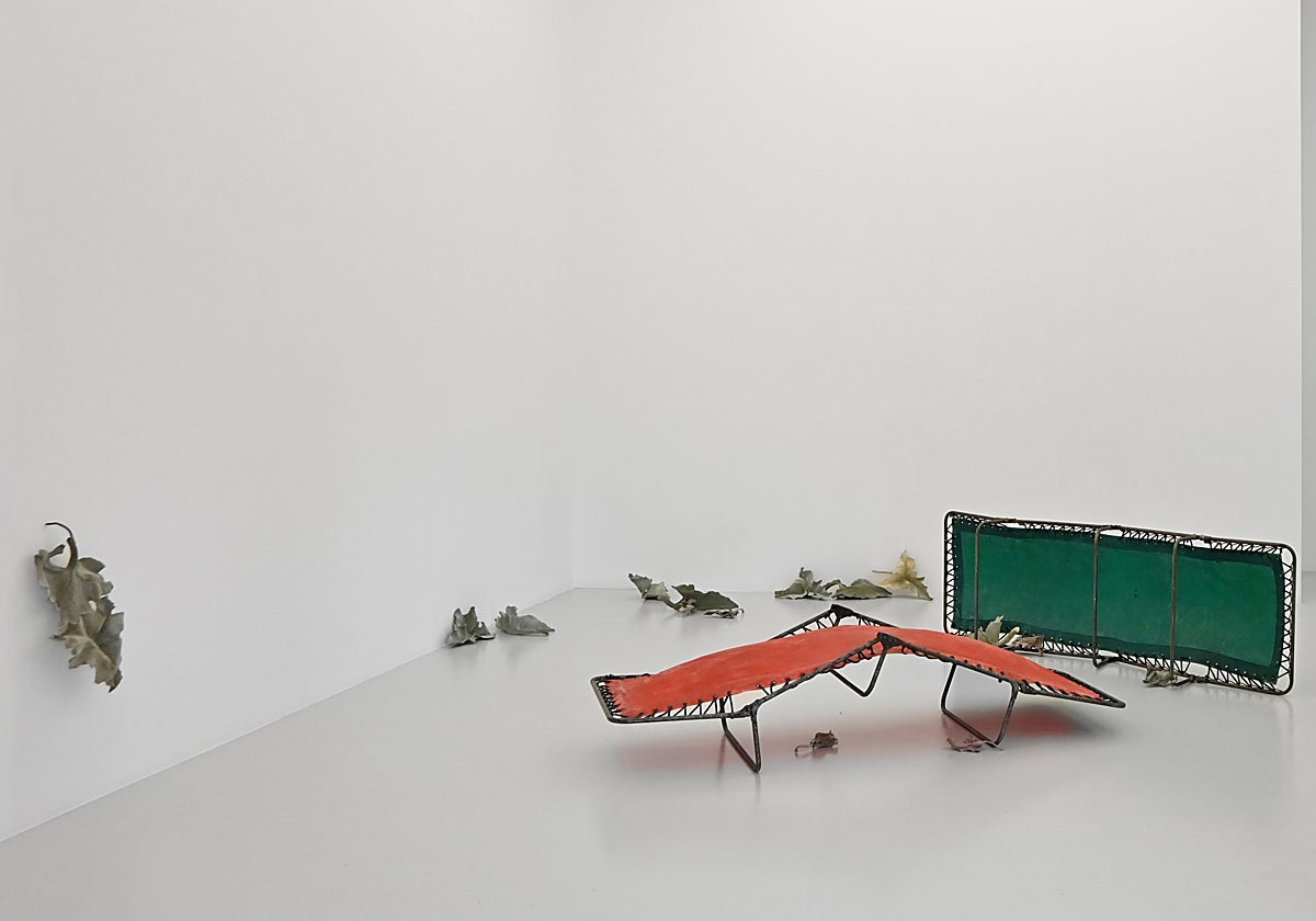 Detalle del montaje de 'La otra selva', de Pablo Capitán del Río