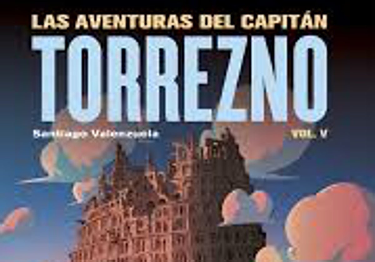 Detalle de la portada de uno de los volúmenes de 'Las aventuras del capitán Torrezno'