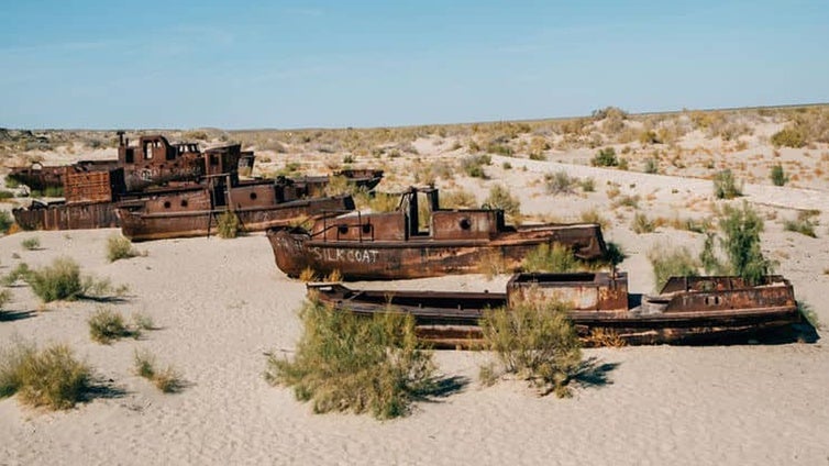 Barcos en el desierto