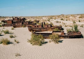 Barcos en el desierto