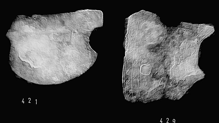 Las placas de hierro del casco romano