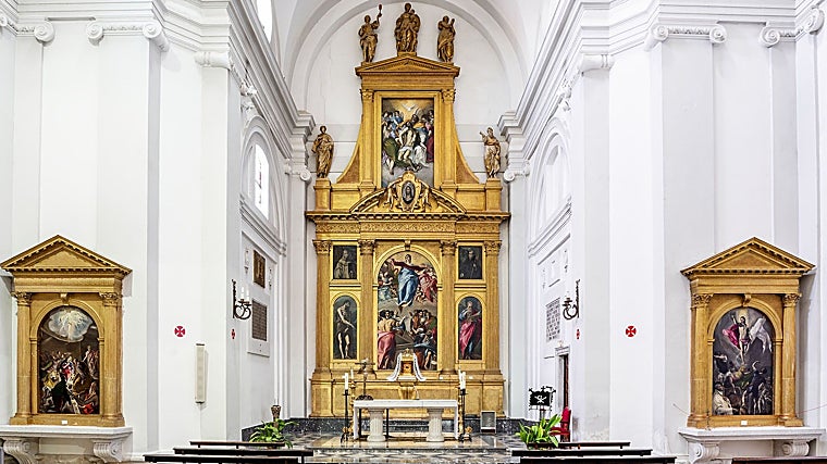 Los tres retablos de la iglesia del monasterio de Santo Domingo el Antiguo en Toledo