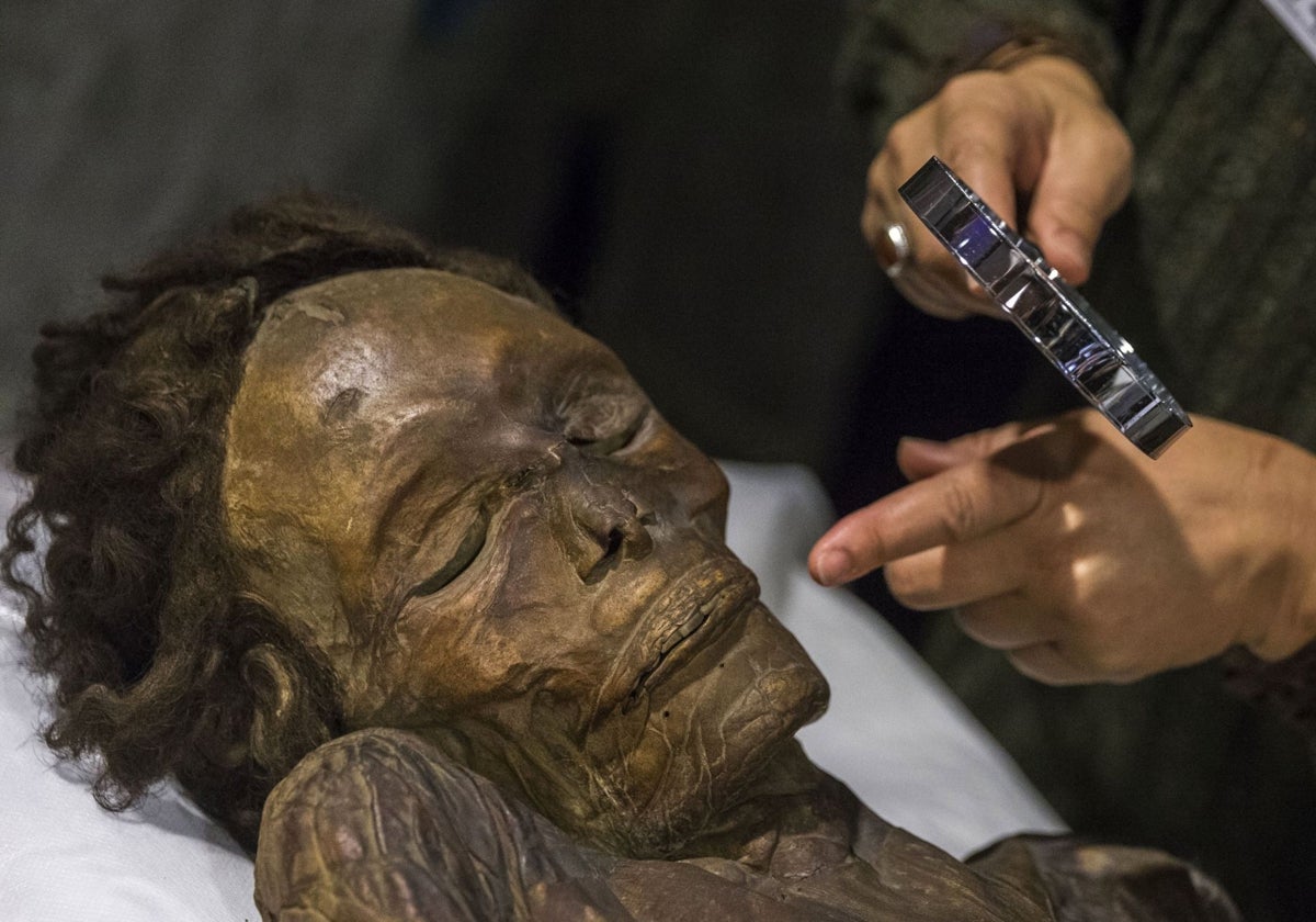 La momia guanche del Museo Arqueológico Nacional