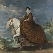 Los retratos ecuestres de Velázquez para el Salón de Reinos pasan por 'quirófano'